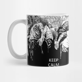 Keep Calm and Run Mug